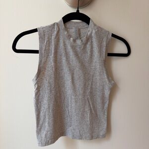 SKIMS Cotton Jersey Tank Top Heather Gray